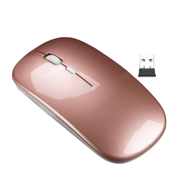 Ratón inalámbrico 2.4G Bluetooth 5.0 4 botones 1600DPI para juegos de jinwen Ratón inalambrico