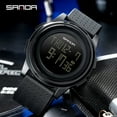 thumbnail image 4 of Sanda Brand 9mm Super Slim Men's Watch Luxury Electronic Led Digital Watches For Man Clock Male Wristwatch Relogio Masculino 337 - Digital Wristwatches - AliExpress, 4 of 6