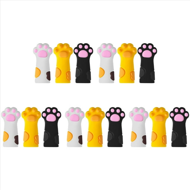 15 Uds Protectora para Pinzas para UñAs, CutíCula, Tijeras, para Manicura, Herramientas de Pedicura, Tapa de Pinzas para Piel Muerta
