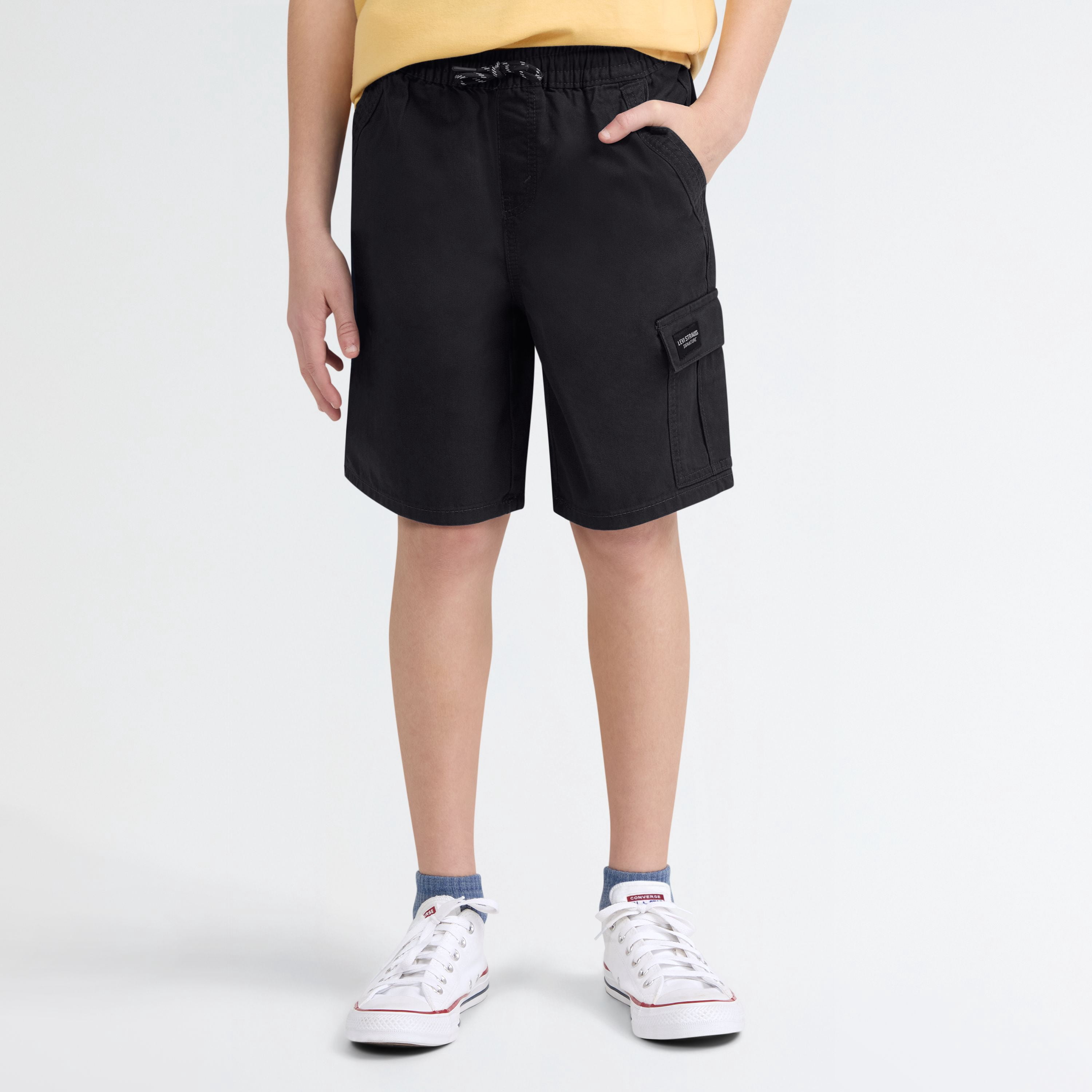 Levi Strauss Signature Boys Twill Cargo Shorts, Sizes 4-18