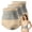 #00 Beige, variant on 3 PCS Fat Burning Shorts Women 4-in-1 High Waist Micro-Particle Thermogenic Sculpting Shorts Tummy Control Shaping Underwear