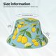 thumbnail image 3 of Fotbe Lemon Sombrero Tipo Pescador con Estampado – Sombrero de Sol de Algodón de Moda para Playa, Golf, Pesca, 3 of 6