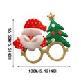 thumbnail image 3 of Christmas Glasses Frame with Glitter - Eyeglasses for Photo Booth Props, Xmas Party Favors, Holiday Dinner & Christmas Picnic Supplies for All Ages, 3 of 4