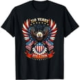 thumbnail image 2 of Men's Patriotic Eagle and Flag 250 Years 1776-2026 T-Shirt, Comfortable Breathable Soft Tee, Men's 100% Cotton Graphic T-Shirt 180gsm, 2 of 6