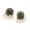 3#, variant on Piercing Round Indian Jhumka Earring Ethnic Green CZ Trendy Earring For Wedding-3#