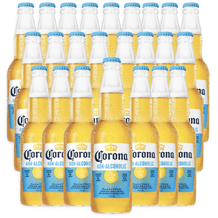 Corona Non-Alcoholic Malt Beverage - 12oz Bottle Mexican Import Brew, Low Carb (17.5g), Low Calorie (60) - Refreshing N/A Beer for Any Occasion