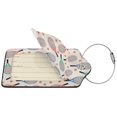 thumbnail image 2 of Fuzoiu Cute Tennis Racket Print Premium Leather Luggage Tag,Travel Accessory,Luggage Tag for Suitcase Baggage Handbag Travel Bag,Name Card & Privacy Cover-2 PCS, 2 of 5