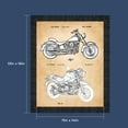 thumbnail image 2 of Harley Davidson Decor 1993 and 2001 Framed Motorcycle Patent Print, Unique Harley Davidson Wall Art, Vintage Motorcycle Gifts For Men, 2138CH, 2 of 7
