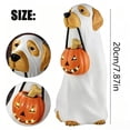 thumbnail image 4 of Halloween Light Up Ghost Dog Blow Mold, 9.45 inch Glowing Dog in Ghost Costume with LED Lights, Spooky Cute Yard Porch Decoration Indoor Outdoor Party, 4 of 8