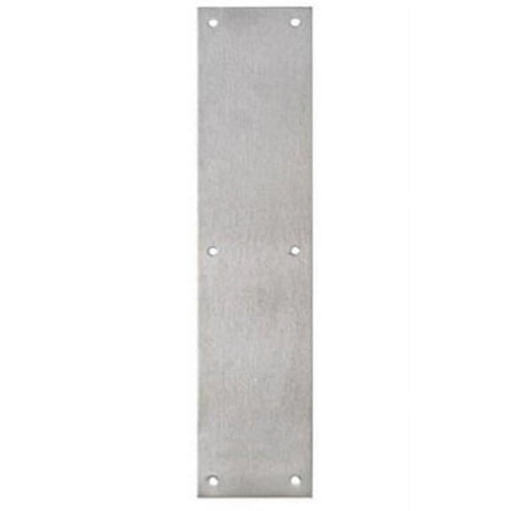 DT100072 3.5 in. x 15 in. Satin Stainless Steel Push Plate
