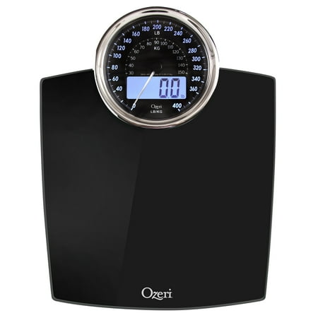 Ozeri Rev Digital Bathroom Scale with Electro-Mechanical Weight (Best Weight Scales For Athletes)