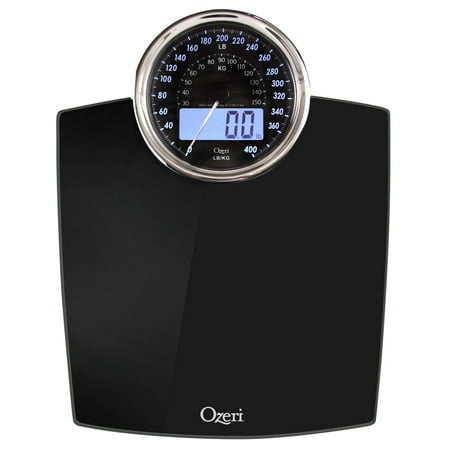 Ozeri Rev Digital Bathroom Scale with Electro-Mechanical Weight