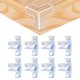 thumbnail image 1 of Paquete de 8 protectores de esquinas para mesa, protectores de esquinas transparentes, protectores de esquinas, protectores de esquinas a prueba de bebés que evitan lesiones en la cabeza de, 1 of 5