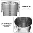 thumbnail image 5 of HAKIDZEL Metal Ice Bin in Silver for Party and Social Gathering 1Pack, 5 of 8