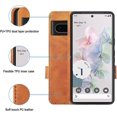 thumbnail image 6 of Case for Google Pixel 7 (Not for 7 Pro) Wallet Flip Cover [RFID Blocking] [3 Card Holder 1 Money Pocket] [Magnetic Closure] [Stand Kickstand] PU Leather Folio Phone Case for Pixel 7 - Tan, 6 of 13