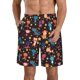 thumbnail image 1 of Balery Cute Animals Traje de Baño Estilo Hawaiano para Hombre, Shorts de Secado Rápido con Bolsillos-XX-Large, 1 of 6