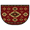 Retro-2' x 4'11" (Semicircular), variant on Cabin Fireplace Hearth Rug Mats Southwestern Fire Resistant Mat For Wood Stove Floor Kitchen Indoor Outdoor(24 X 59 Inch Antique)