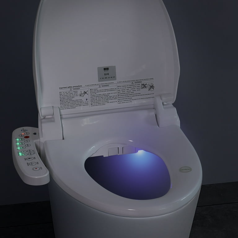 ELECWISH Electric Bidet Toilet Seat with Heated Automatic 