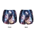 thumbnail image 3 of Rateoe Urban Style Colorful Dragon Printed 2 in 1 Women's Workout Shorts for Athletic Gym Running Shorts with Phone Pockets-XX-Large, 3 of 7