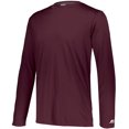 thumbnail image 4 of Russell Athletic T-Shirt de Performance à Manches Longues pour Hommes, Bordeaux, 4TG, 4 of 5