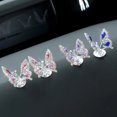 thumbnail image 3 of Hotpom Butterfly Car Decoration, Diamond-Studded Shiny Universal Fit, Cars Luxury Interior Accessories, Unique Auto Gift Home Decor Accent Purple, 3 of 6