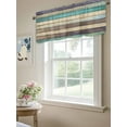 thumbnail image 6 of Valances for Windows Purple Brown Rod Pocket Cafe Window Treatments Valance Curtains for Kitchen Bathroom Laundry Basement Windows 42"x12", 6 of 9