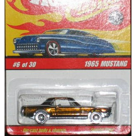 1965 MUSTANG Hot Wheels Classics Series 2 '65 Ford Mustang GOLD Online Exclusive #6 6/30 1:64 Scale Collectible Die Cast Car Model with a Special Spectraflame (Best Way To Paint Model Cars)