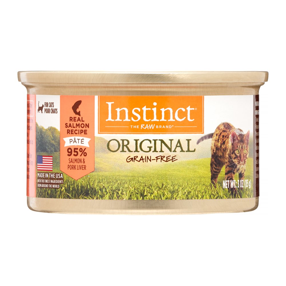 (Case of 24) Instinct Original GrainFree Real Salmon Recipe Natural