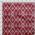 thumbnail image 3 of oneOone Silk Tabby Fabric Geometric Ikat Print Fabric By Yard 42 Inch Wide, 3 of 4