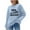 Light Blue, variant on Aboser Yes,I'm Always Freezing Plus Size Sweaters for Women 2026 Fashion Crewneck Pullover Shirts Funny Letter Printing Sweater Cozy Soft Long Sleeve Knitwear