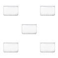thumbnail image 2 of Kearding Bolsa con cremallera de 10 piezas Contenedores de almacenamiento de bolsas de almacenamiento de documentos multipropósito A6 transparente 5Conjunto, 2 of 6