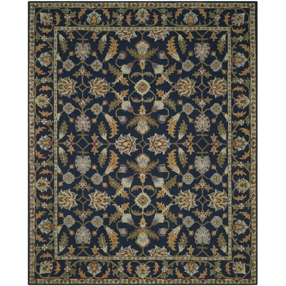 SAFAVIEH Blossom Elton Oriental Area Rug, Navy, 10' x 14'
