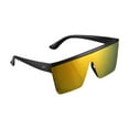 thumbnail image 4 of Lunettes de Soleil Unisexes, Rétro, Élégantes, Grand Cadre, une Pièce, pour la Prise de Vue en Rue, pour la Conduite, 4 of 8