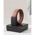 thumbnail image 5 of AWAYTR Ratchet Leather Belt for Men - Genuine Leather Black and Brown Belt for Dress Casual Pants, 5 of 8
