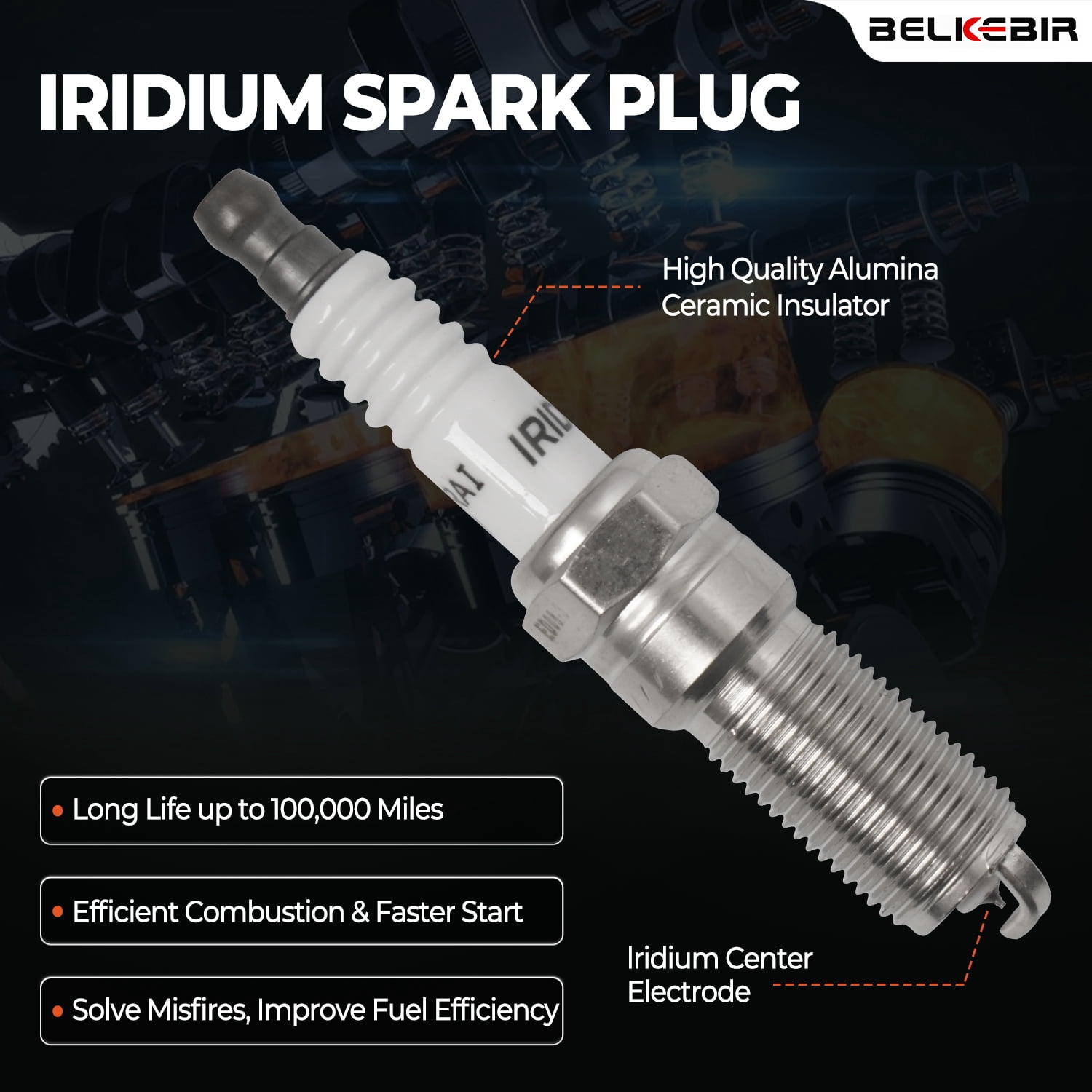 Set of 6 Ignition Coil Packs & Iridium Spark Plugs Compatible with 3.5L V6 Turbo Ford F150 Expedition Explorer Flex Taurus Transit 150 250 350 HD, Lincoln MKS MKT Navigator Replace UF646 DG549 SP534