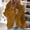 Yellow, variant on Women's Cropped Open Front Hooded Cardigan Casual Knitted Sweater Tops Fall Fashion Outerwear Coat New Gray L