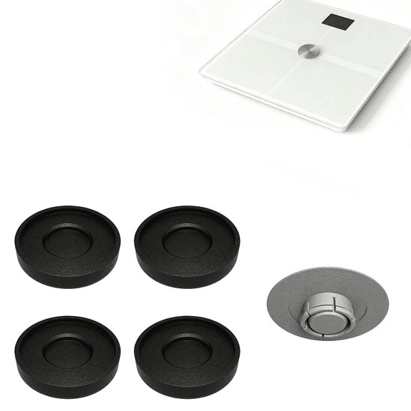 Replacement Scale Feet & Center Cap Compatible with Withings Smart Scale, Spare Pad Accessories for Lost or Broken Scale Parts