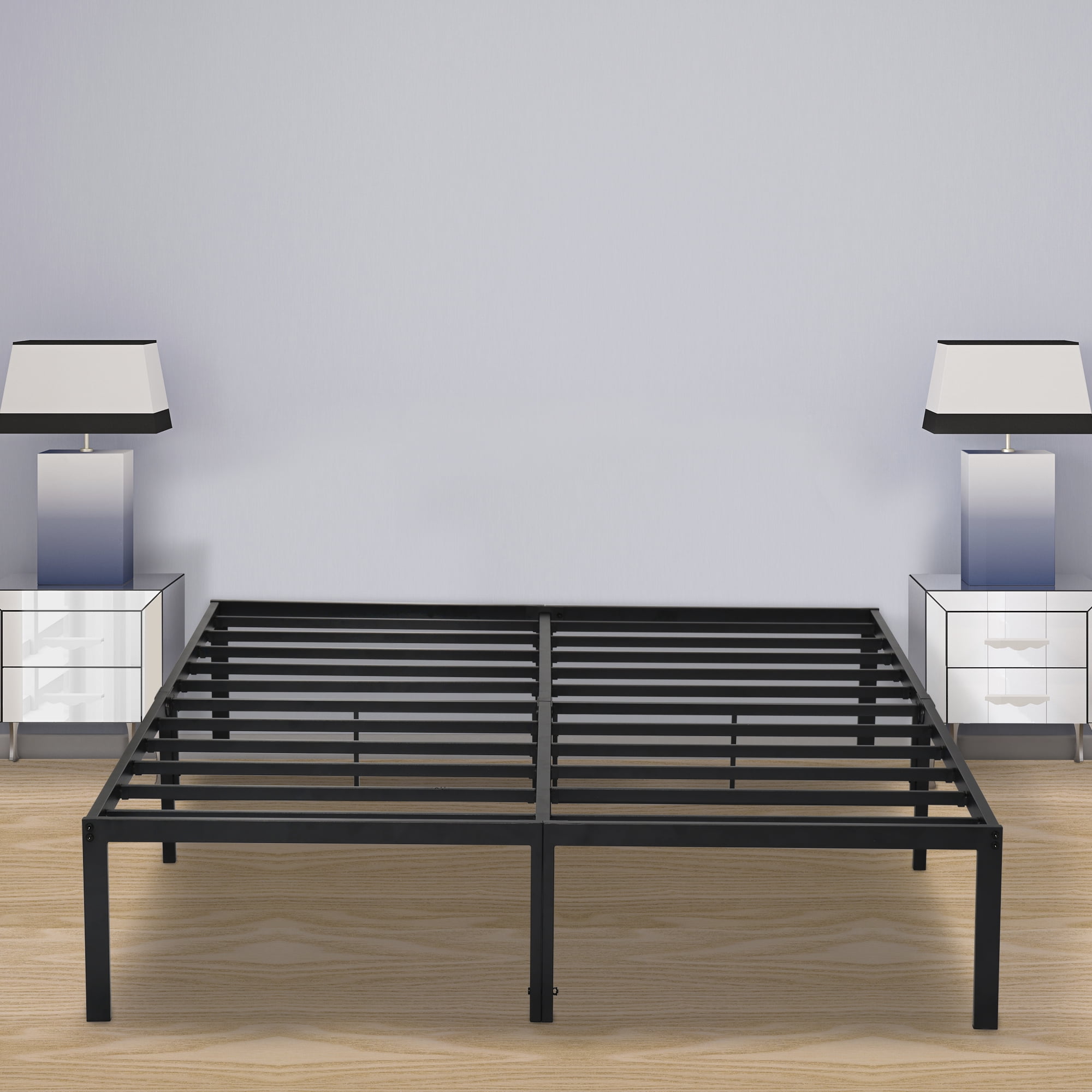 Granrest 14 Innovative Metal Platform Bed Frame Queen