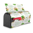 thumbnail image 3 of KLL happy dog. St. Patricks Day Pattern Mailbox Covers,Magnetic Mailbox Waterproof Post Box Cover Post Letter Box Cover Decorations Standard Size-21x18 in, 3 of 8