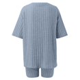 thumbnail image 5 of MAIHAN Women Summer Outfits Summer Outfits for Women Short Sleeve Top and Shorts Shorts Set 2 Piece Outfit Cotton Outfits Sets, 5 of 5