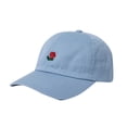 thumbnail image 1 of Guardurnaity Gorra de béisbol con bordado de rosas florales para hombre y mujer, gorra de lona ajustable de algodón con visera Sombreros Azul Guardurnaity PS14633-04, 1 of 6