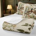 thumbnail image 4 of Manfei Wild Duck Print Quilt Full,Farmhouse Mallard Full Bedspread Sets,3-Piece,1 Coverlet and 2 Pillowcases, 4 of 7