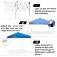 thumbnail image 2 of King Canopy Slant leg 10'x10' Instant Pop Up Tent, White, 2 of 6