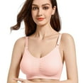 thumbnail image 1 of Women‘s Bra Wireless Maternity Seamless Front Buckle Breastfeeding Bra With Pads, 1 of 3