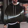 thumbnail image 2 of YLSDY Men's Casual Fleece Hoodie Oversized Fleece Long Sleeve Comfy Basic Pullover Sweatshirts Loose Sweatshirt Fall Outfit Gray M, 2 of 6