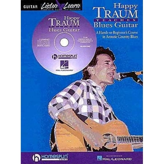 Homespun Happy Traum Teaches Blues Guitar (Book/CD)