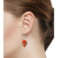 thumbnail image 2 of Natural Carnelian Women Jewelry 925 Sterling Silver Earring, 2 of 5