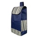 thumbnail image 1 of Jumpingount Bolso de compras plegable y portátil de tela Oxford, todas las necesidades de compras, bolso para carrito de compras, duradero Envolturas para manijas de equipaje azul oscuro, 1 of 6