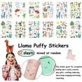 thumbnail image 6 of Llama Party Favors Supplies - Llama Bracelet Ring Necklace Keychains Hair Clips Puffy Sticker Gift Bag Alpaca Toys Gift for Kids Birthday School Prizes Rewards(60 pcs), 6 of 6