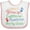 White and Pink, variant on Inktastic Awesome Like My Uncle Boys or Girls Baby Bib